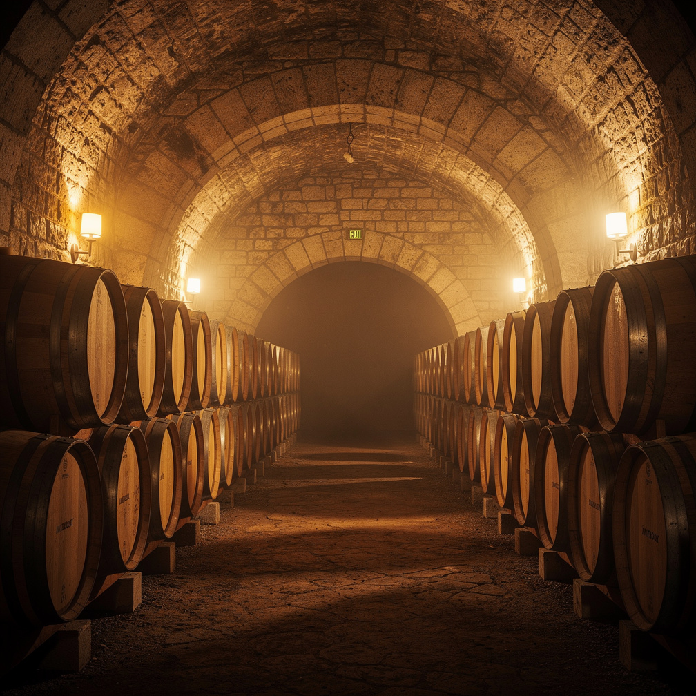 Le vigneron au chai